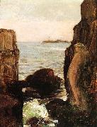 Childe Hassam Nymph on a Rocky Ledge oil painting